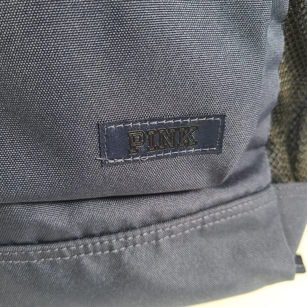 Victoria's Secret PINK Classic Backpack Ensign Blue/Navy Blue - Picture 3 of 5